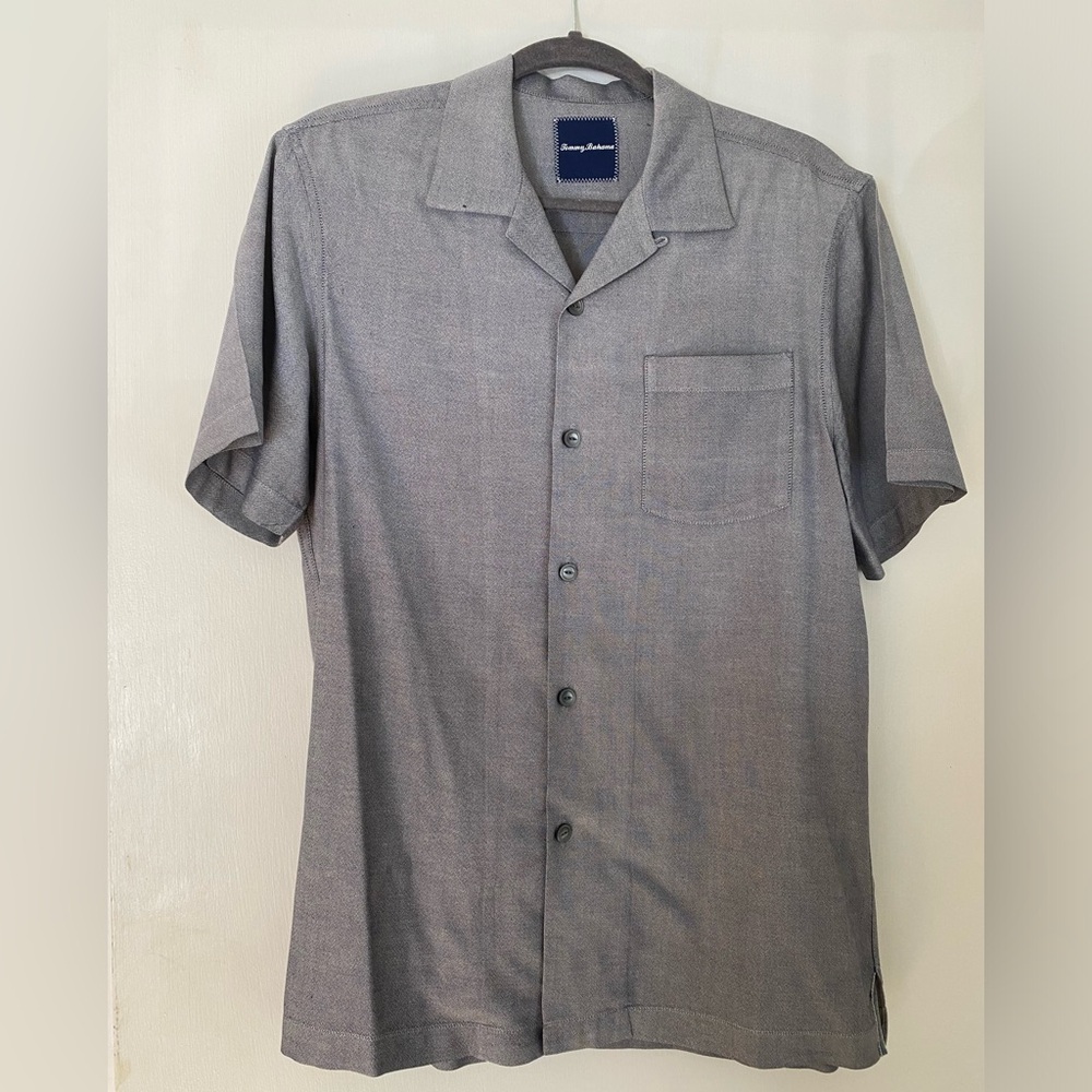 Tommy Bahama Mens Silk Short-Sleeve Shirt